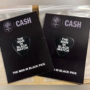 Nashville SC The Man in Black Johnny Cash guitar pick 2023 Match collectible